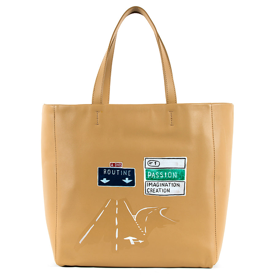 Tote Bag - Get Out - Anna Cortina #ArtMeetsFashion