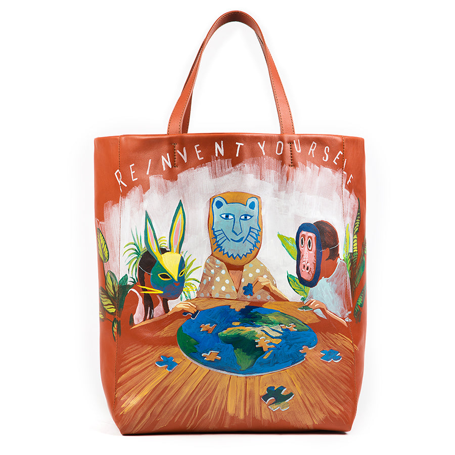 Tote Bag - Reinvent Yourself - Anna Cortina #ArtMeetsFashion