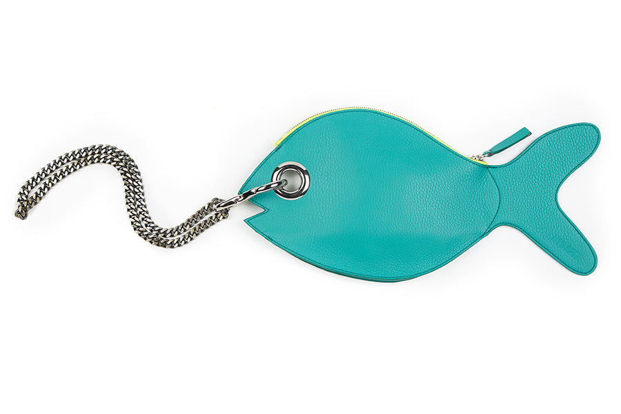 Fish Bag - Verde - Anna Cortina #ArtMeetsFashion