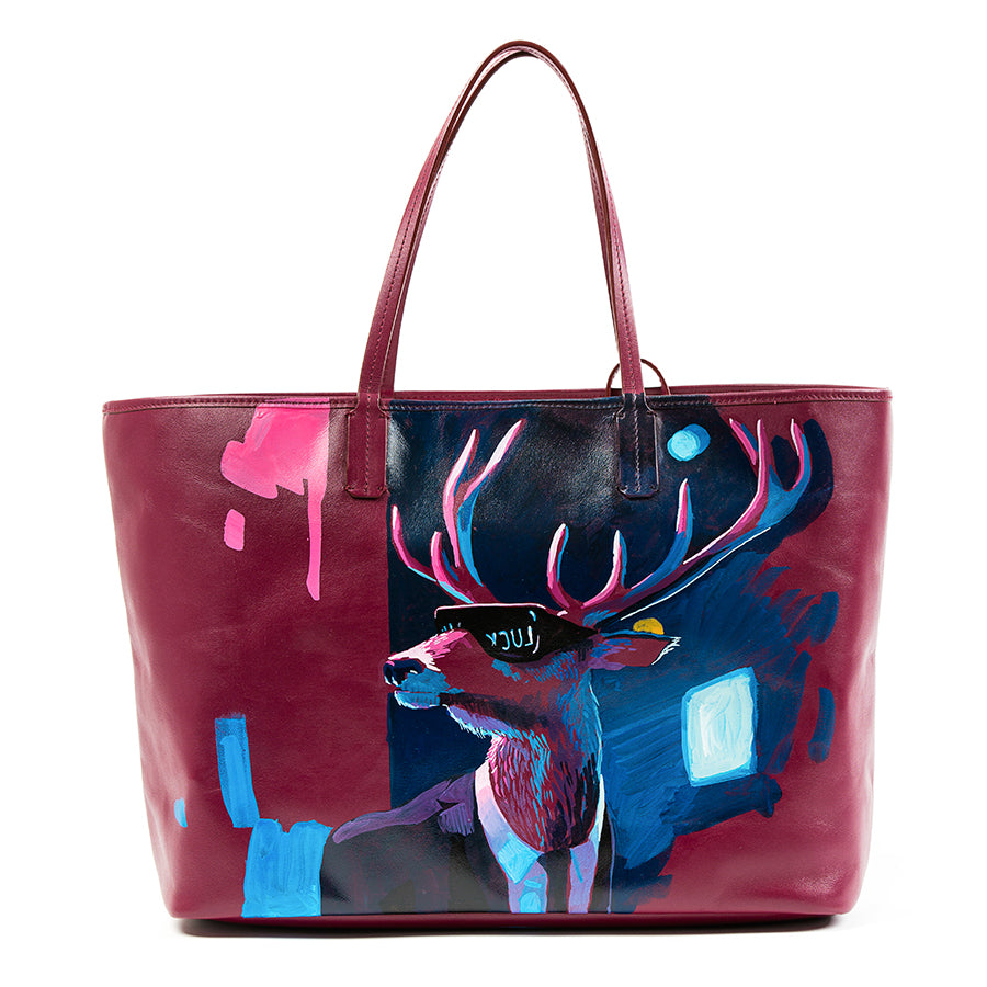 Lulu Bag - Neon Lights - Anna Cortina #ArtMeetsFashion