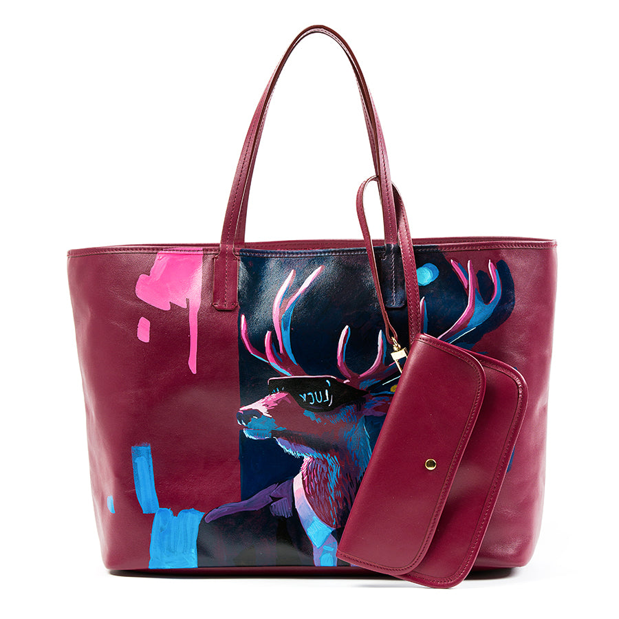 Lulu Bag - Neon Lights - Anna Cortina #ArtMeetsFashion