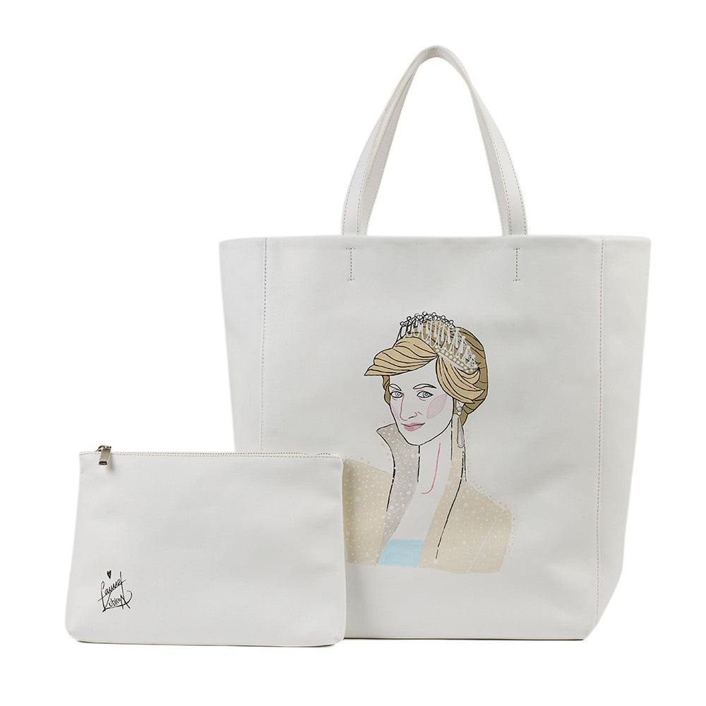 Tote Bag - Lady Di - Anna Cortina #ArtMeetsFashion