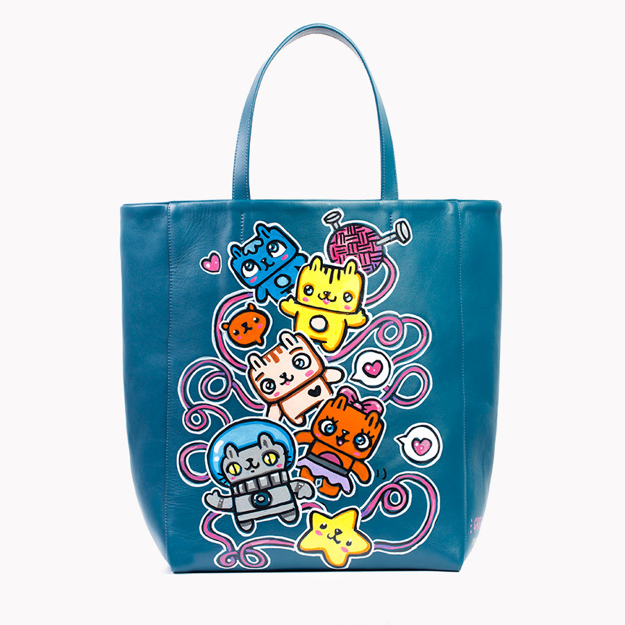 Tote Bag - The Cats - Anna Cortina #ArtMeetsFashion