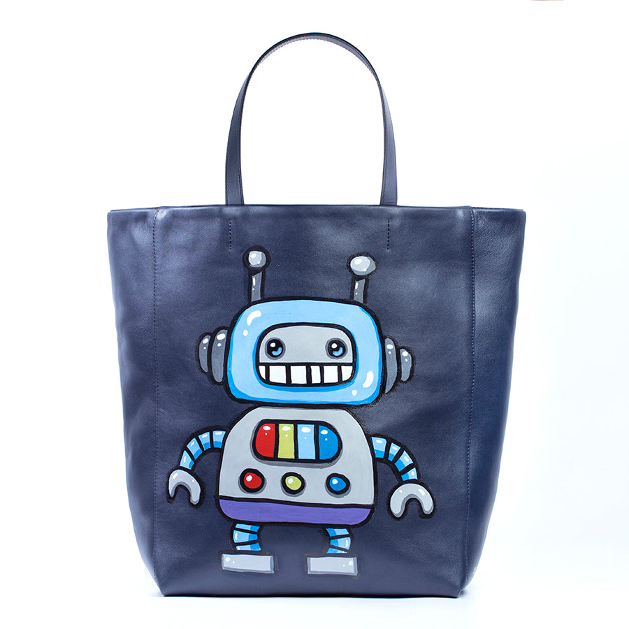 Tote Bag - Robot Wally - Anna Cortina #ArtMeetsFashion