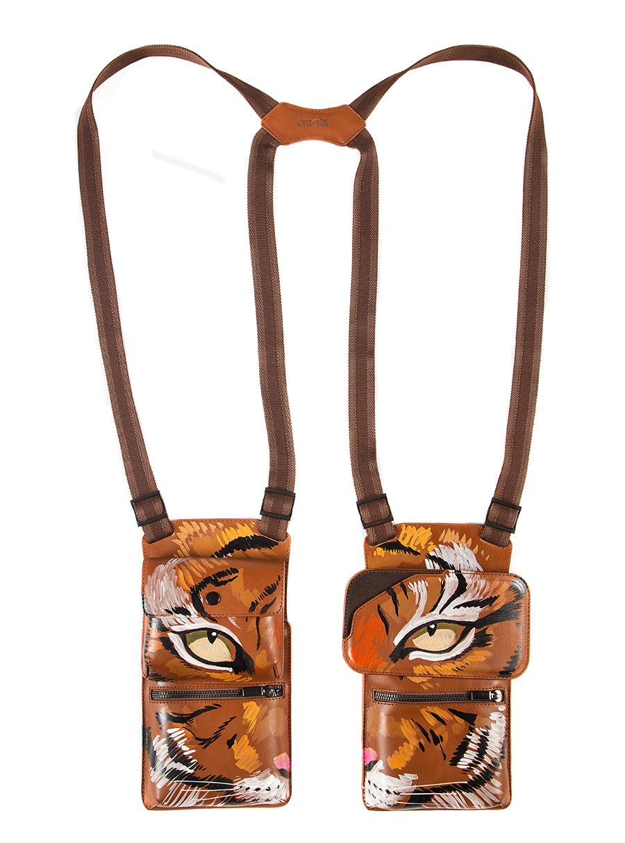 Harness Bag - Tiger's Soul - Anna Cortina #ArtMeetsFashion