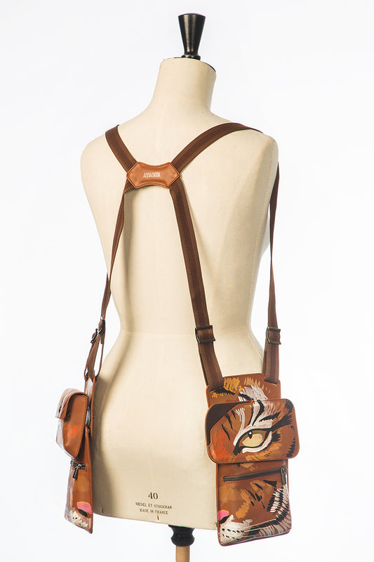 Harness Bag - Tiger's Soul - Anna Cortina #ArtMeetsFashion