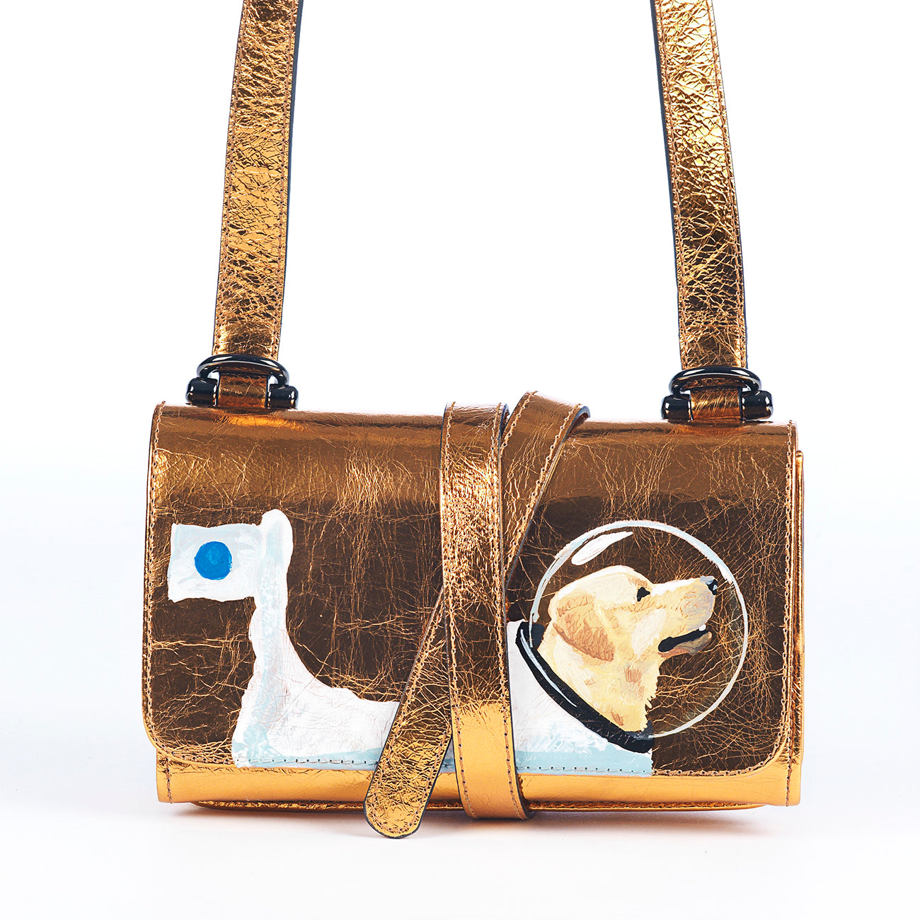 Survival Bag - Cosmic Dog - Anna Cortina #ArtMeetsFashion
