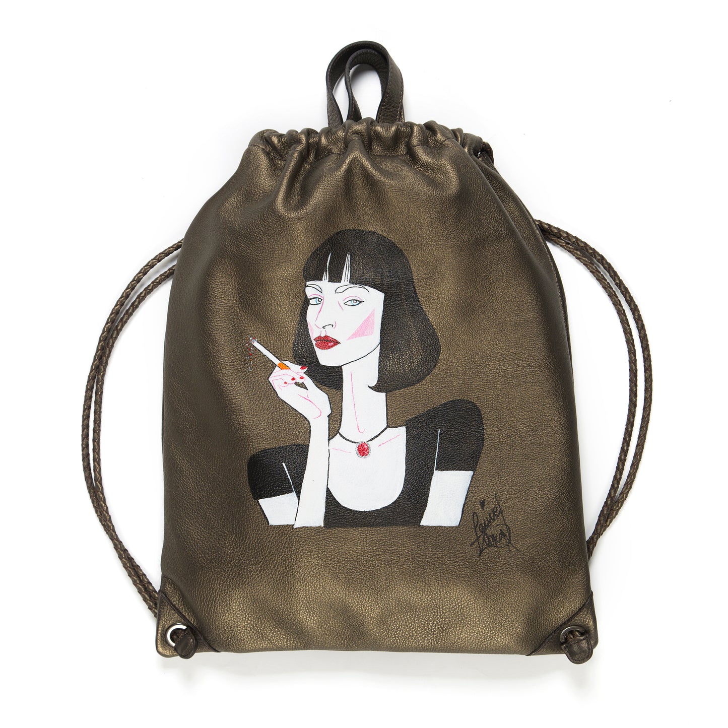 Djamel Bag - Mia Wallace - Anna Cortina #ArtMeetsFashion