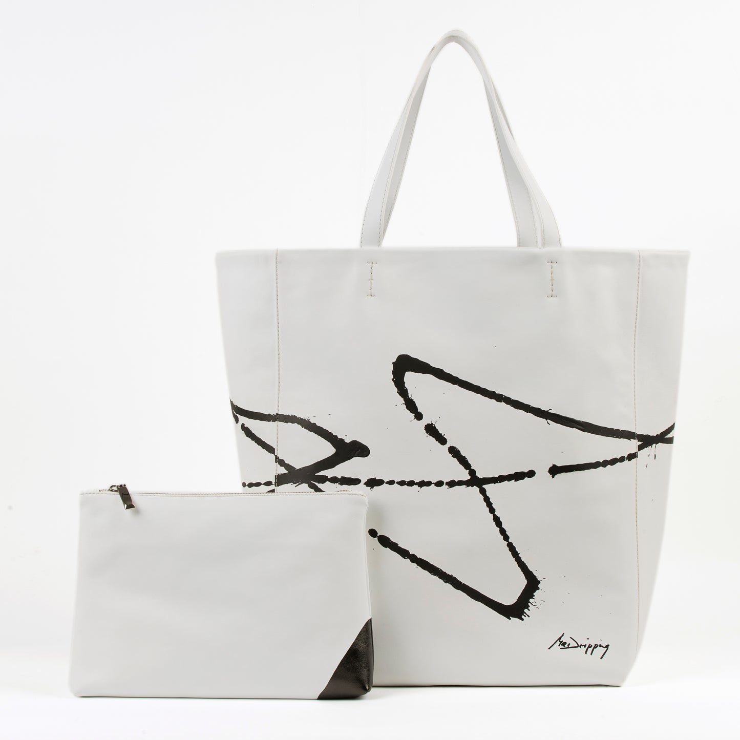 Tote Bag - Negro sobre Blanco - Anna Cortina #ArtMeetsFashion