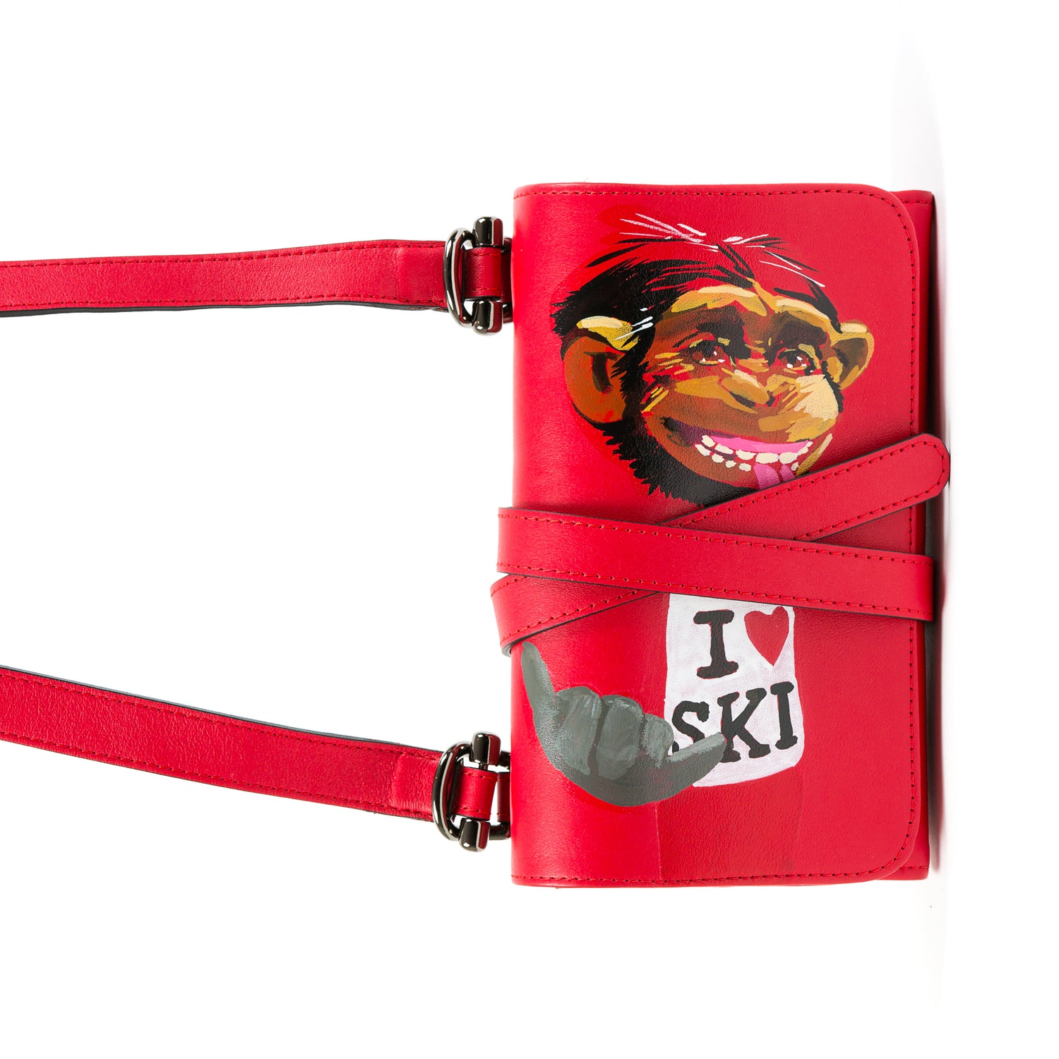 Survival Bag - I Love Ski - Anna Cortina #ArtMeetsFashion